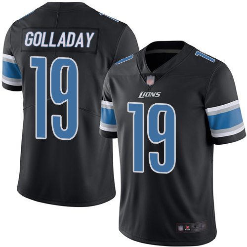 Detroit Lions Limited Black Men Kenny Golladay Jersey NFL Football 19 Rush Vapor Untouchable